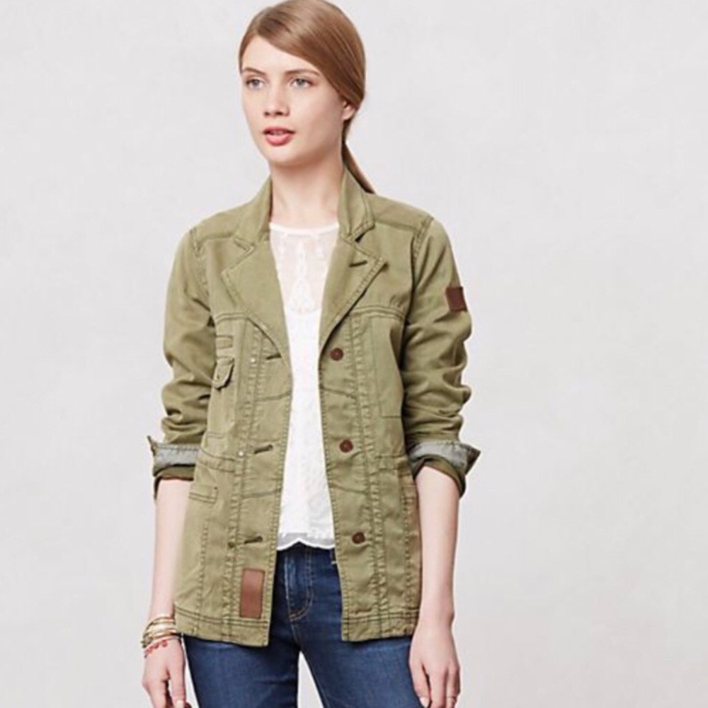 Anthropologie holding horses military jacket
